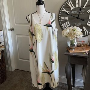 Ann Taylor sleeveless dress white size 14